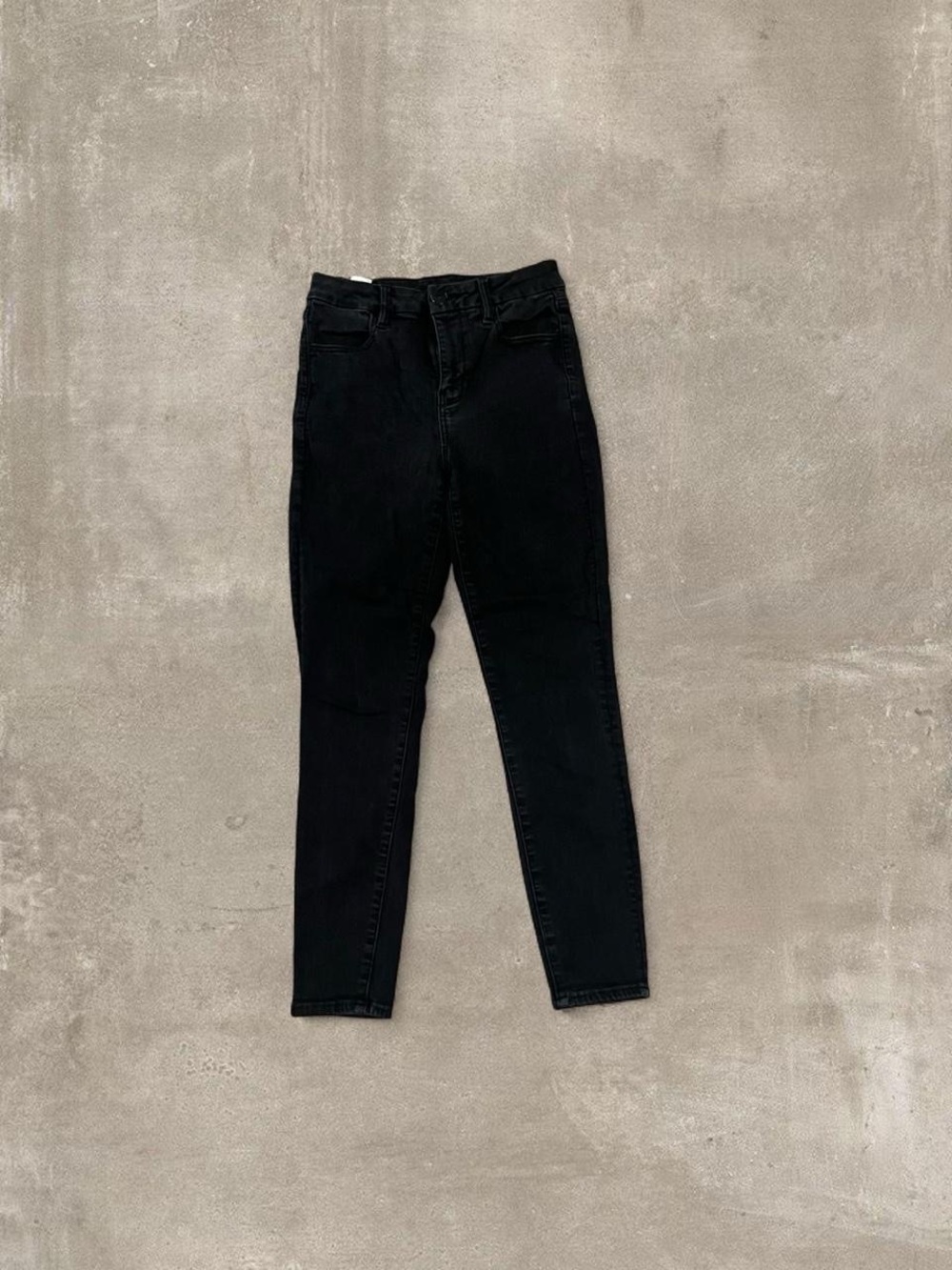 American Eagle Next Level Stretch Black High Rise Skinny Jeans Size 4 Short